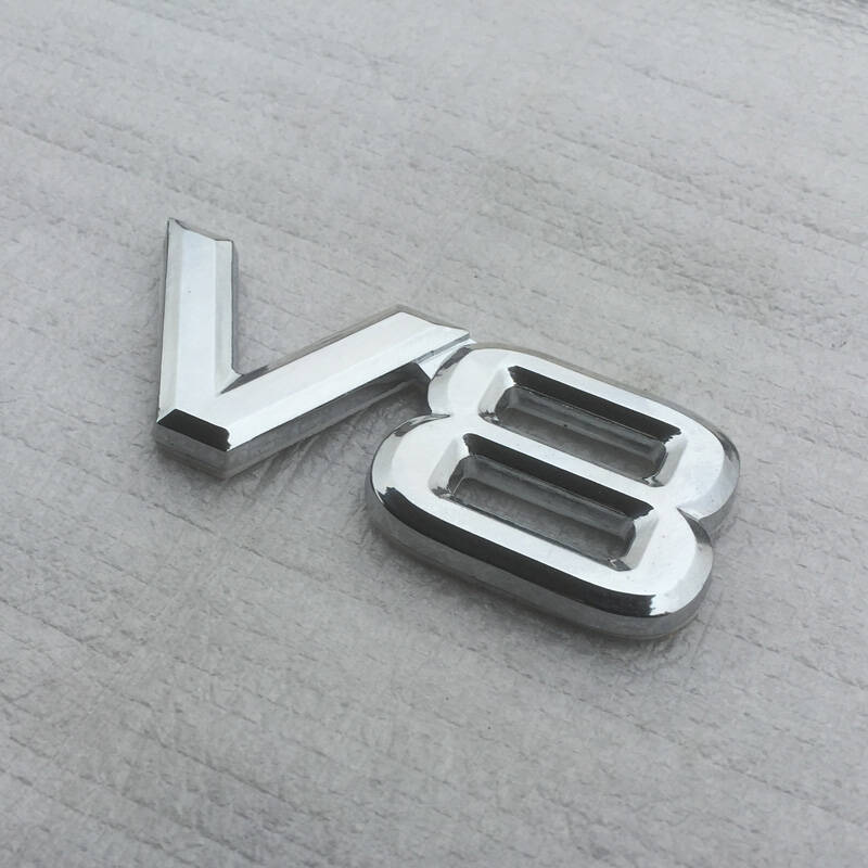 标跃丰田兰德酷路泽 陆地巡洋舰lc100改装v8标志 车标 字标 大排量标