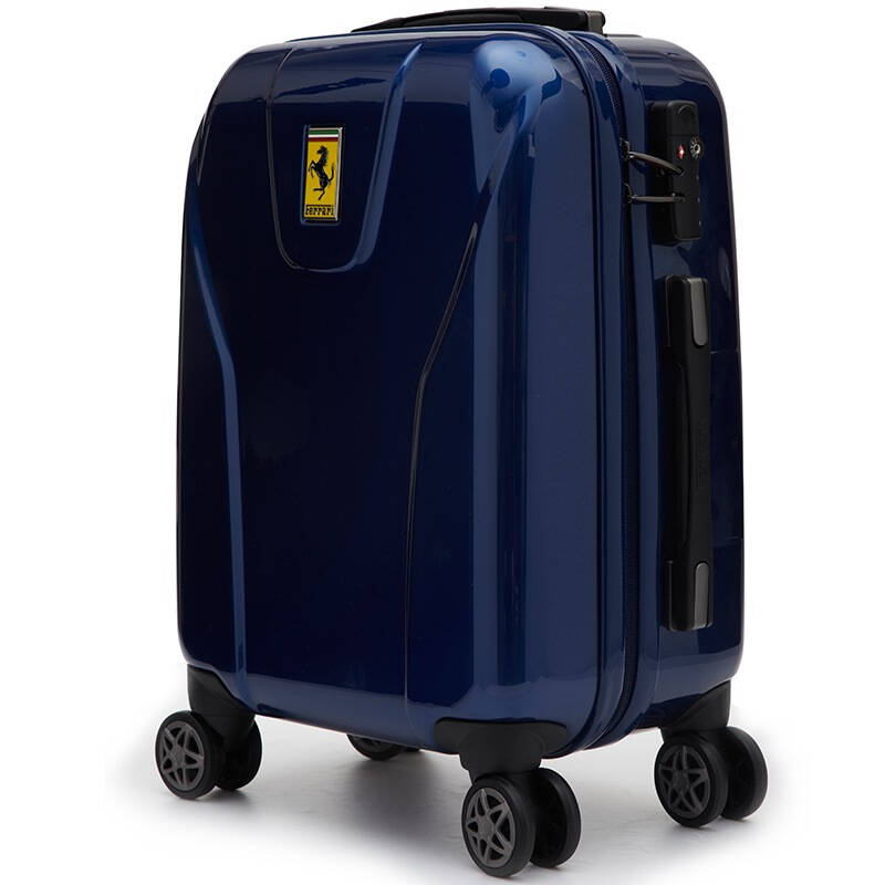 ferrari 法拉利 中性款hi-tech系列蓝色聚碳酸酯20寸登机箱拉杆箱1fe