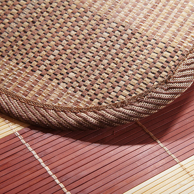 晚歌竹藤双面凉席竹席席子二三件套套装适用1.5米1.