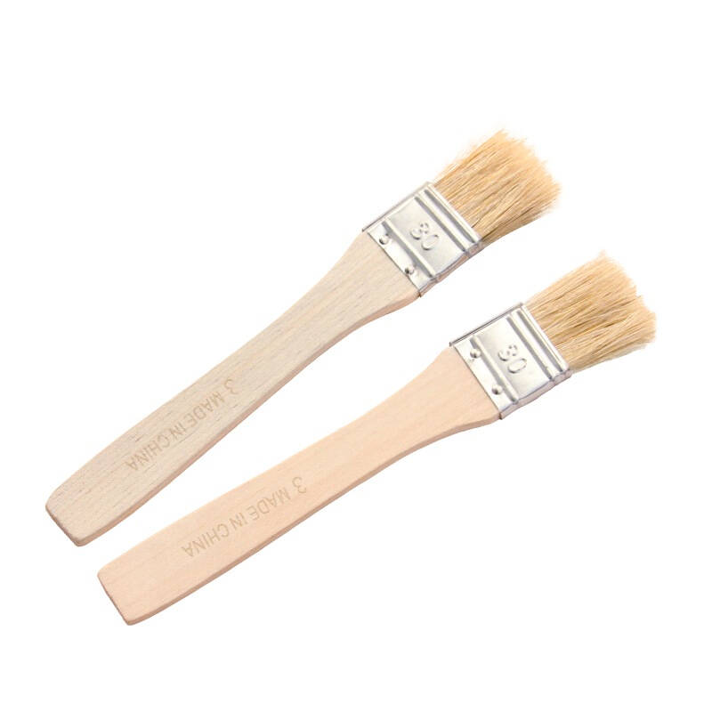 原始人 烧烤工具 烧烤刷 油刷 耐高温抹油刷 猪毛刷 食品刷 烧烤炉