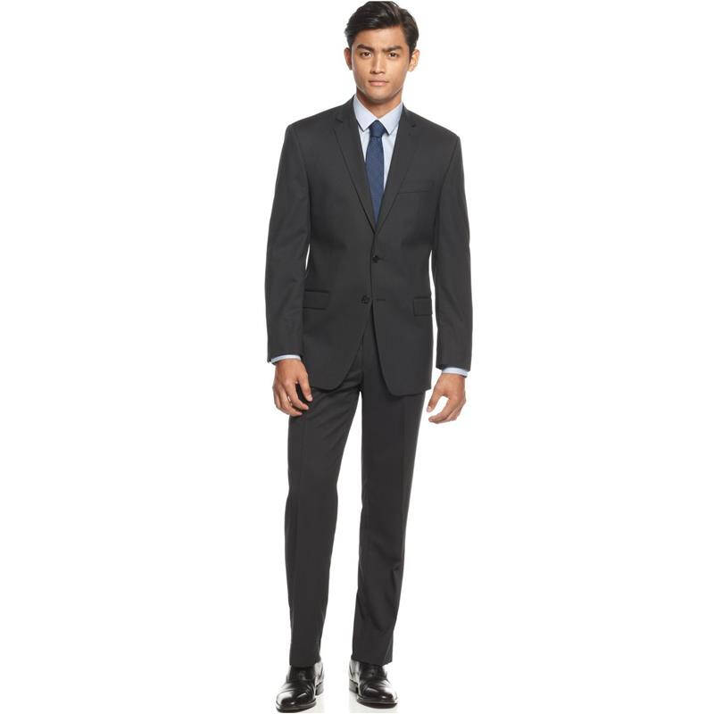 凯文克莱 calvin klein slim fit 男士经典西服套装专柜 44 regular