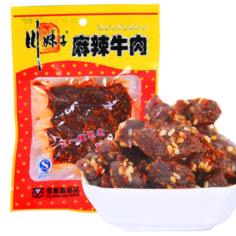 川妹子 麻辣牛肉60g 京东自营