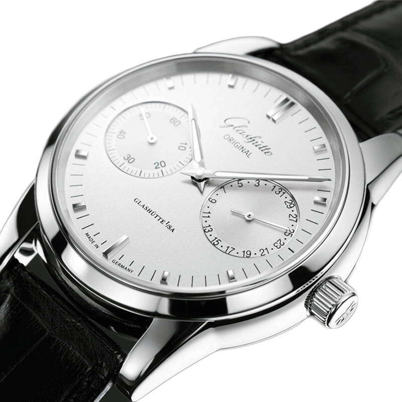 【联保】格拉苏蒂glashütte参议员系列机械男表1-39-58-02-02-04