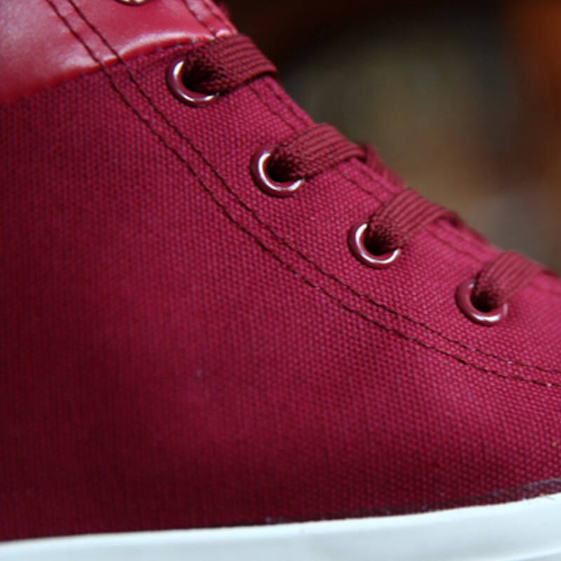 jieshi)帆布鞋男 2015夏季新款休闲高帮布鞋 潮流透气男鞋x938 红色