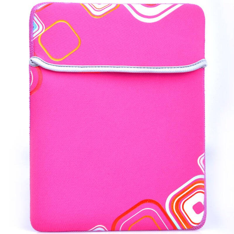 派顿潜水布ipad保护袋防震防尘防水pd1801d粉色方块