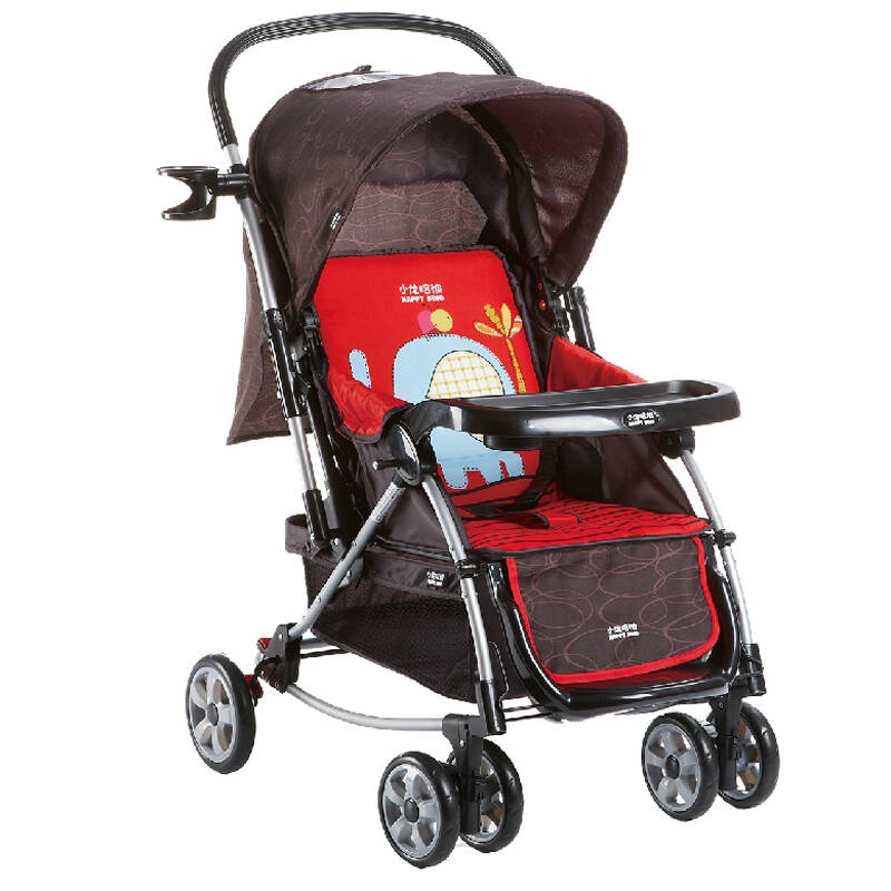 小龙哈彼婴儿推车多功能摇篮摇椅双向可坐躺婴儿车la404q 蓝色