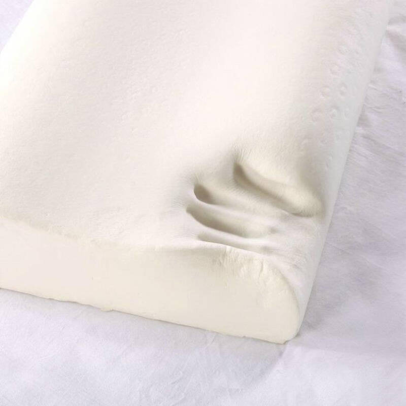 方若 慢回弹记忆棉枕芯护颈枕头 白色舒适款