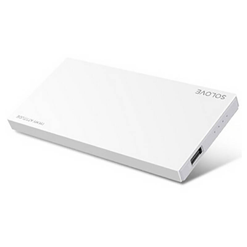 悦湃(lopper)素乐 solove 素白系列 s1 移动电源 8000毫安 白色