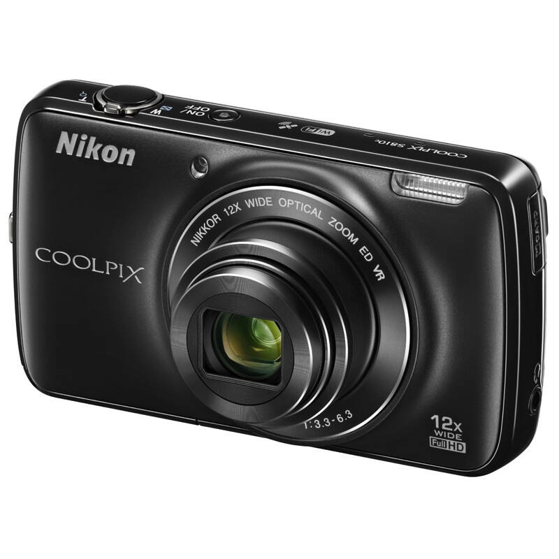尼康(nikon)coolpix s810c 智能相机 黑色(1602万像素 3.