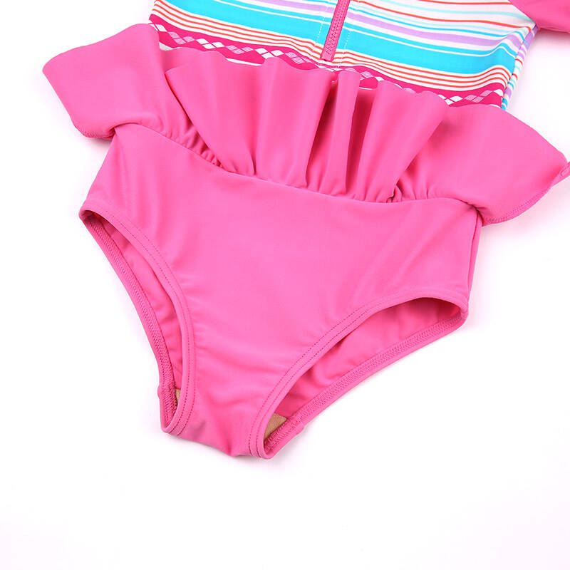 arena阿瑞娜儿童泳衣 15新款可爱女童连体三角泳衣 jss5411wje pnk