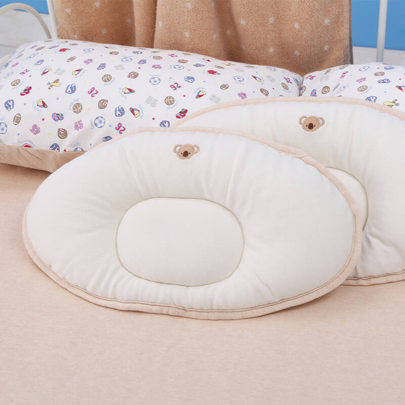 梦洁宝贝 婴儿婴童枕头 新生儿防偏头定型枕 考拉宝宝卡通棉花枕 婴童