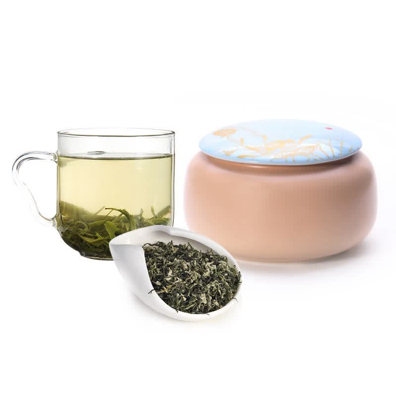 【新茶上市】醉品茶叶 碧螺春绿茶 特级洞庭山120g 陶瓷罐装