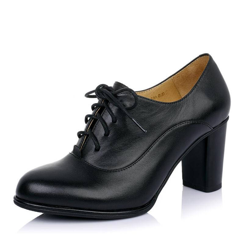 basto/百思图黑-打蜡牛皮革ta621am5女皮鞋2015春季 黑色 36 - 京东