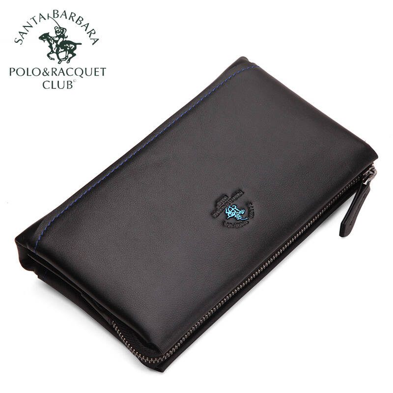 圣大保罗polo 男士细腻真皮手包软皮手拿包 男式商务时尚真皮手拿包多