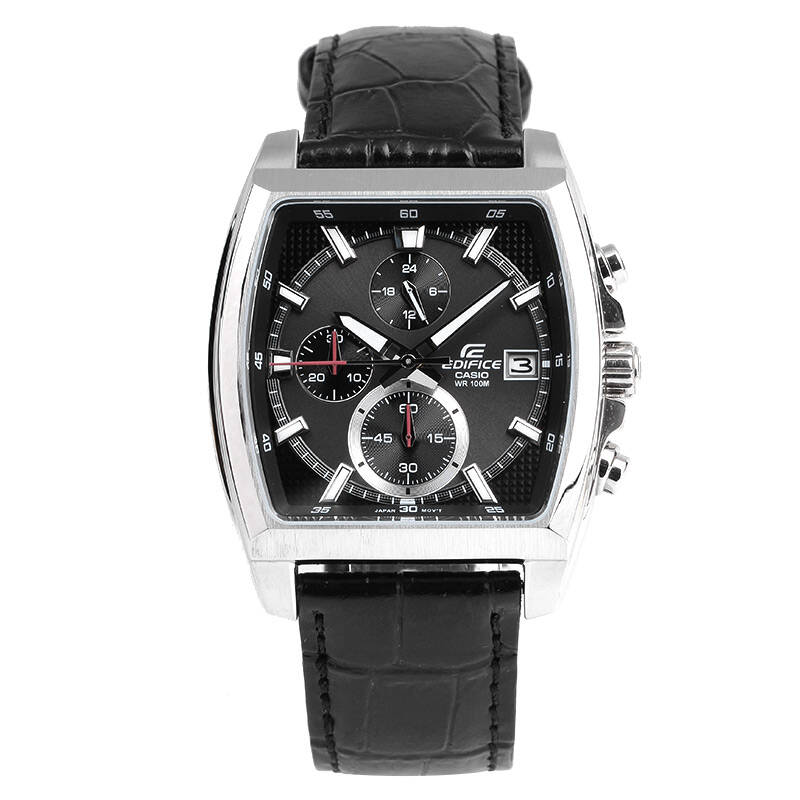 闪购 卡西欧(casio)手表 男士钢带赛车计时休闲运动腕表 efr-524l-1a