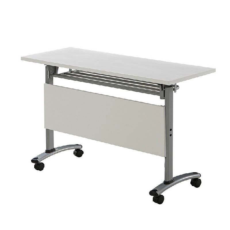 折叠桌 餐桌 培训桌 简易桌 办公桌 书桌员工培训桌长条形课桌 白色1