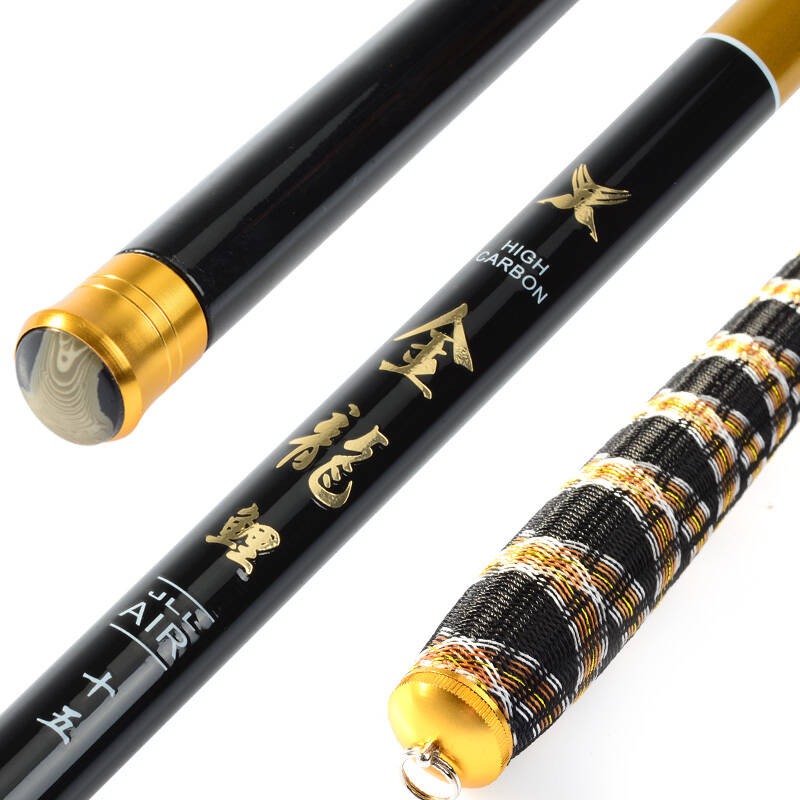 yuzhiqu 碳素超轻超硬37调 金龙鲤 台钓竿鱼竿手竿 3.6米