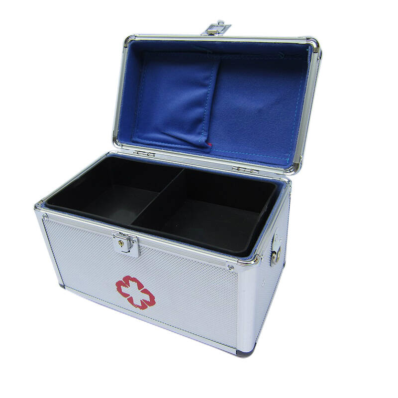 医用铝合金家用出诊箱 收纳箱 保健箱 急救箱诊包 9寸