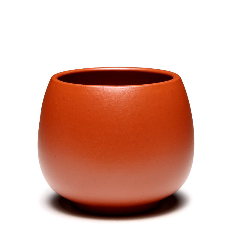 尊壶宜兴紫砂 手工朱泥中号光面收口杯 紫砂茶杯 品茶杯 品茗杯 功夫