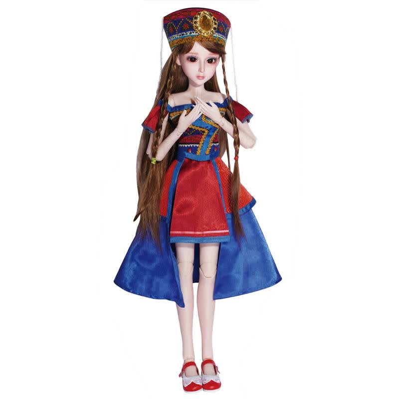 叶罗丽 夜萝莉 bjd60厘米 芭比仿真大娃娃 女孩玩具 黑香菱