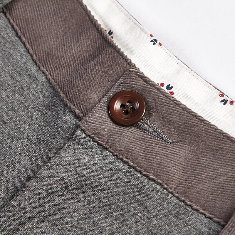 飞鸟和新酒/avvn 2015春女装新款拼料针织垮裤 af341623 金棕66 xl