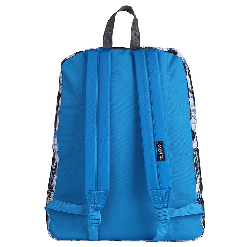 jansport杰斯伯t501超级叛逆男女双肩包背包 t50106m蓝色飞溅