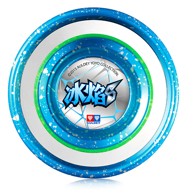 奥迪双钻火力少年王5 第2季悠悠球玩具溜溜球冰焰s 冰焰s 油 线 手套