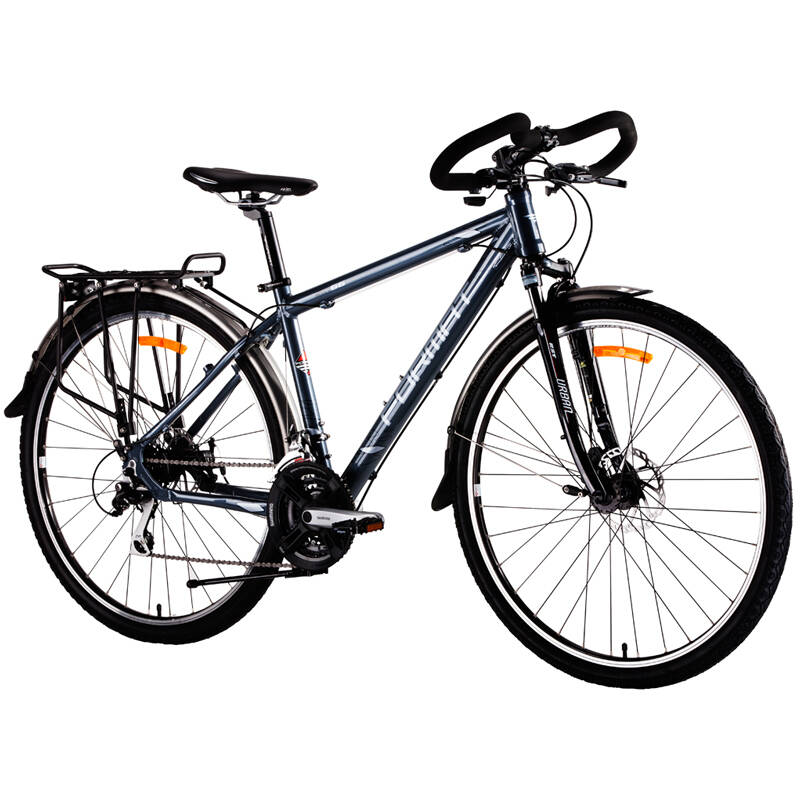 format福玛特山地自行车24速双碟刹铝合金加固车架蝴蝶把城市休闲越野