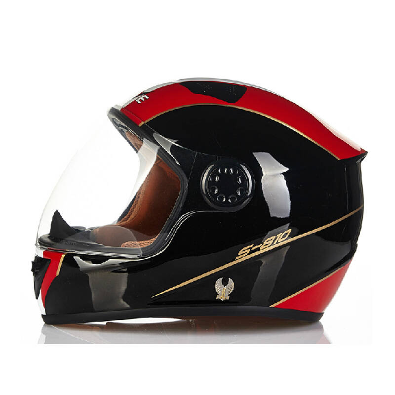 810凯夫拉摩托机车骑士骑行头盔骑行装备头盔全盔跑盔 防雾镜片重量轻