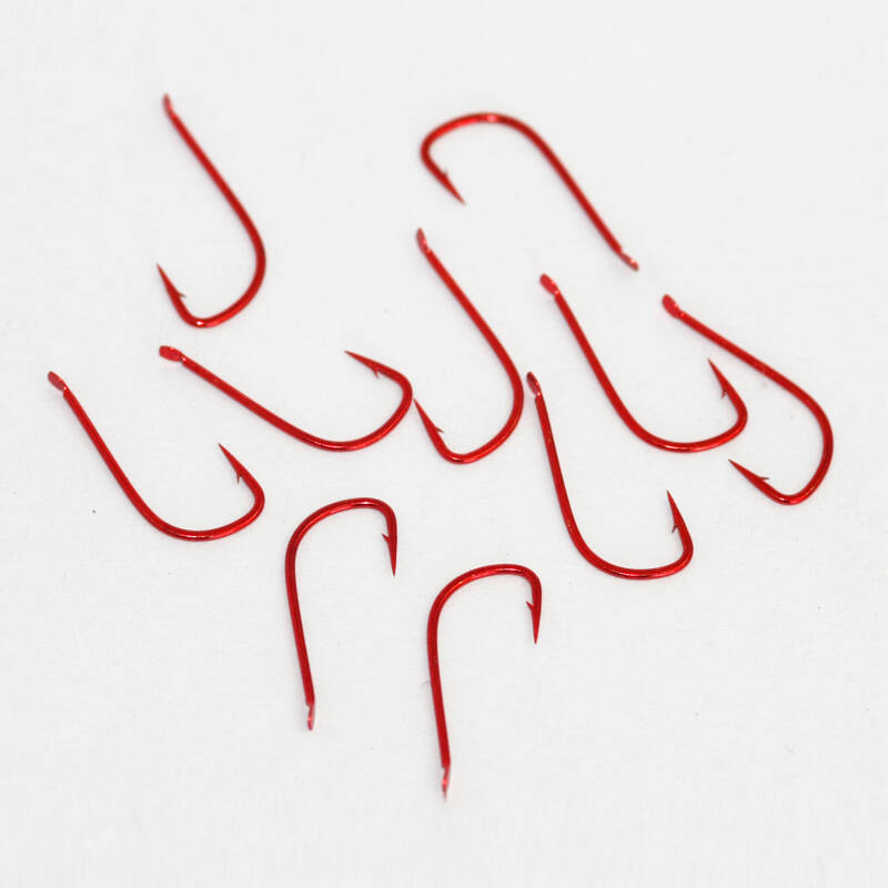 伽玛精工赤袖日本有倒刺手研鱼钩渔具垂钓用品 1