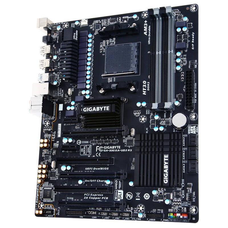 技嘉(gigabyte)990xa-ud3 r5 主板 (amd 990x/socket am3 )