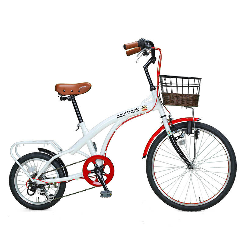 paul frank/大嘴猴 自行车 高碳钢6级变速 男女士单车 学生自行车代步