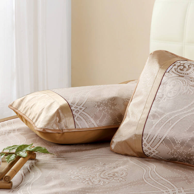 博洋家纺 床上用品 纯茵之境冰丝席三件套 实物拍摄 1.8米