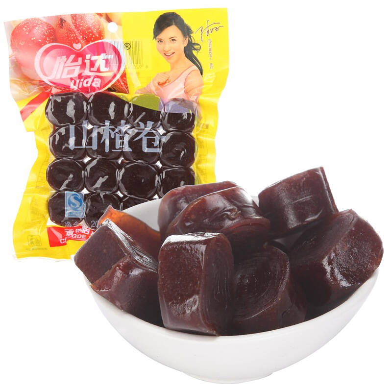 【京东超市】怡达 扁山楂卷 200g