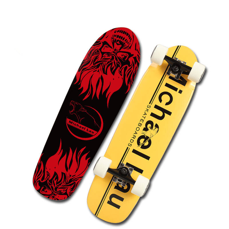 michael lau 滑板 单翘板 成人滑板 四轮滑板 枫木刷街板 公路代步