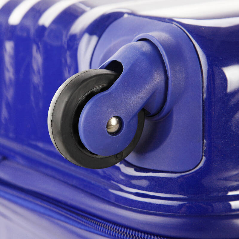 macmillan迈克米兰拉杆箱男女纯pc万向轮旅行箱时尚拉链行李箱 宝蓝色