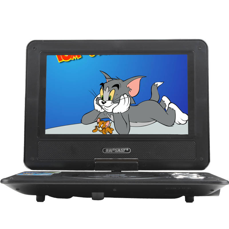 先科(sast)118a 10英寸便携式移动dvd 高清影碟播放机 黑色