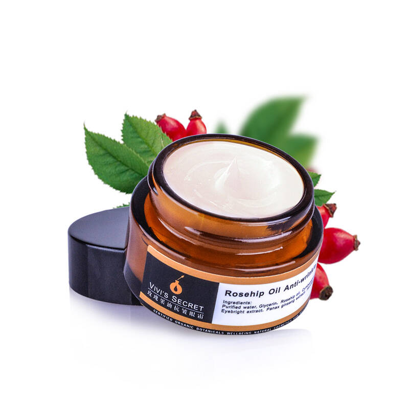 薇薇秘密 玫瑰果油去细纹眼霜20g提拉紧致去眼袋黑眼圈