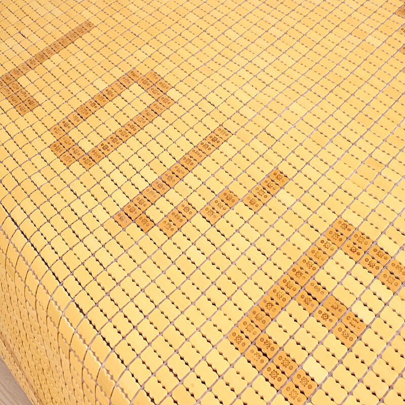 天池茗品 麻将席凉席竹凉席 -本色心心相印-不含枕套 100*190cm