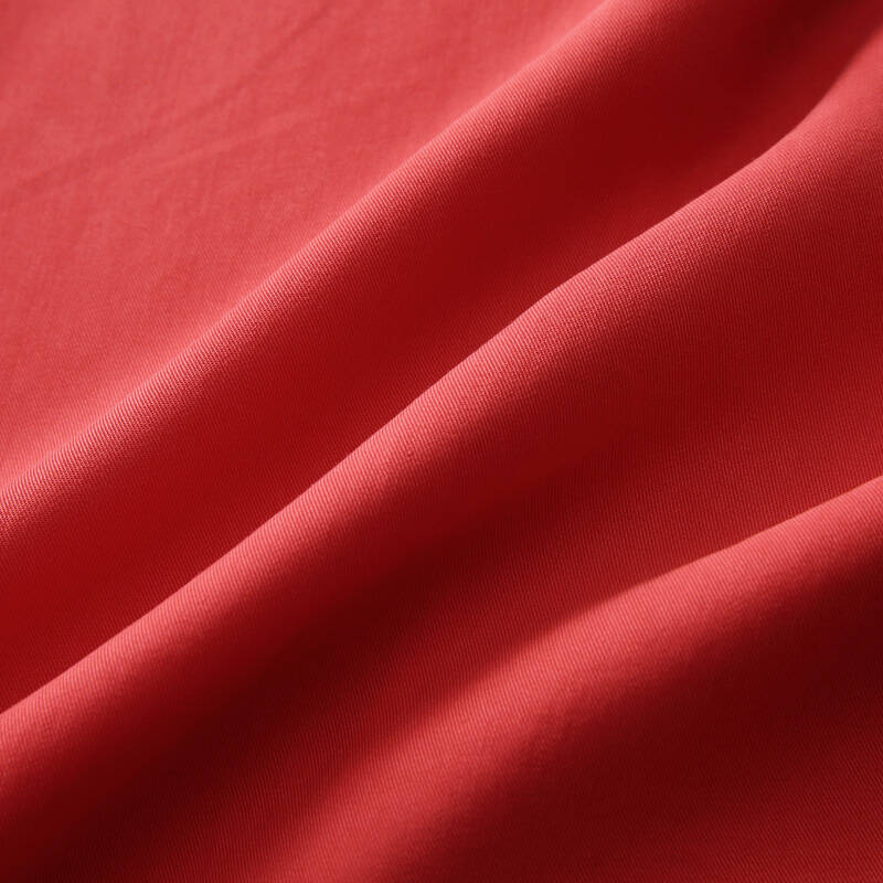 2015春夏新品女装圆领大口袋落肩袖大码t恤女61540594 罂粟红 xs