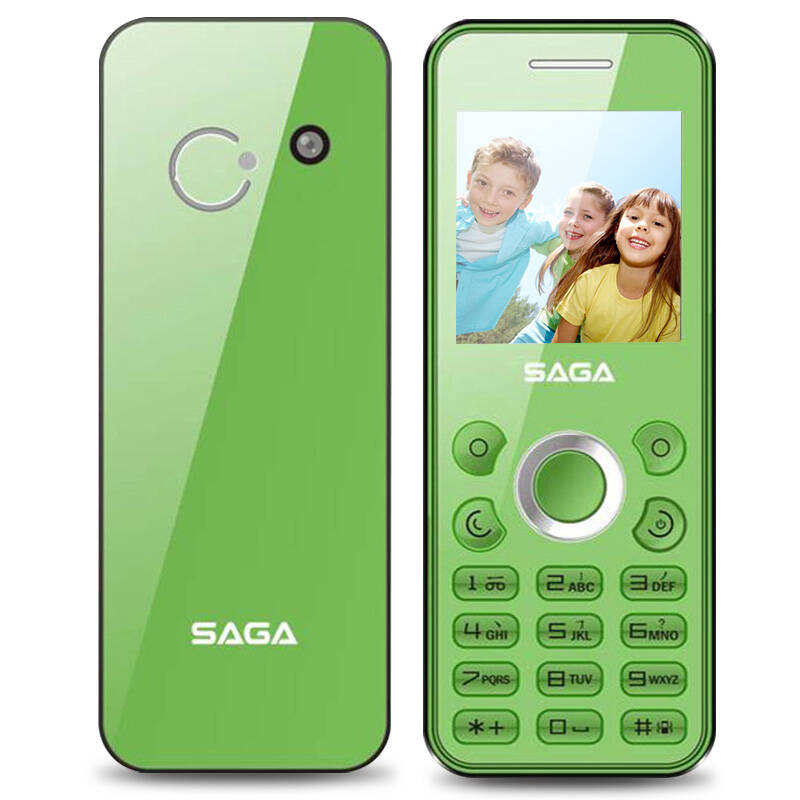 传奇(saga) a808 移动/联通2g儿童手机 双卡双待 绿