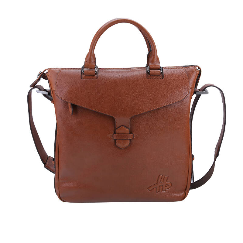 618大促暇步士男包男士手提包单肩包头层牛皮商务休闲真皮竖款斜挎