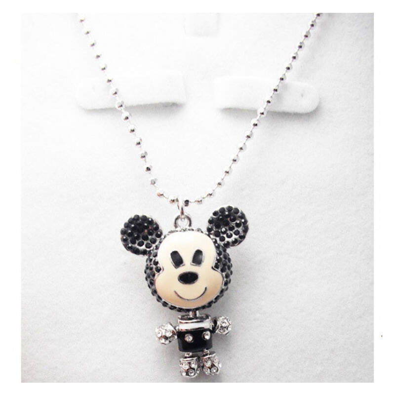 施华洛世奇(swarovski)迪士尼米奇项链 黑色1126548
