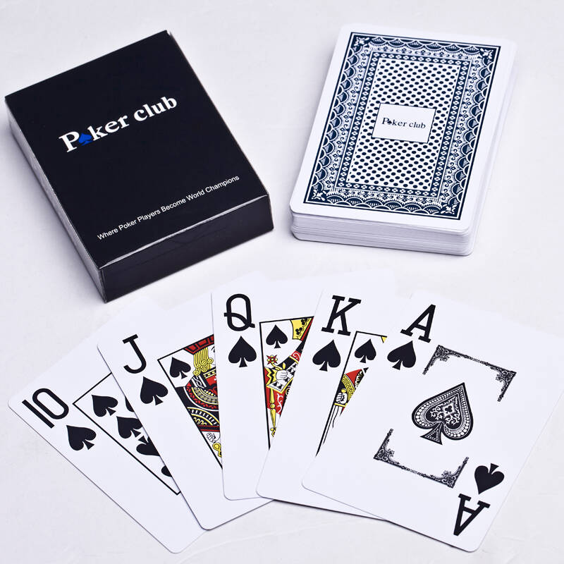 游戏大陆(gameland)pokerclub大字德州扑克牌 塑料塑胶gl028 大字蓝色