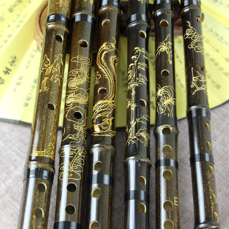 玉屏箫笛 笛子初学 玉屏笛子乐器 紫竹初级 入门一节笛 横笛 竹子 f调