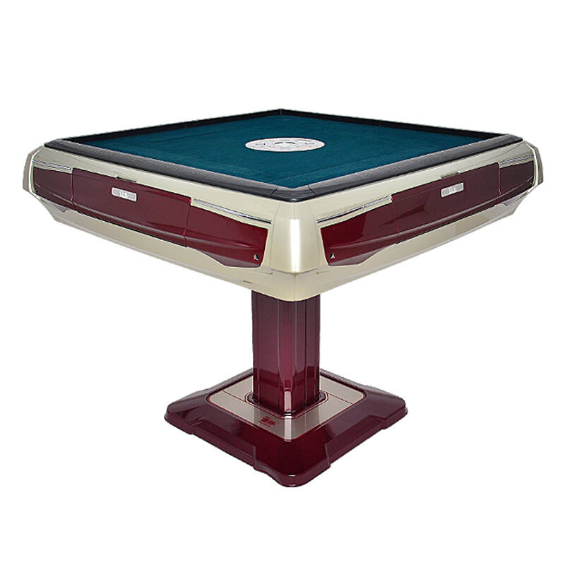 唐邦 麻将机 全自动静音家用四口机 静音麻将桌洗牌机 红色 40桌面50