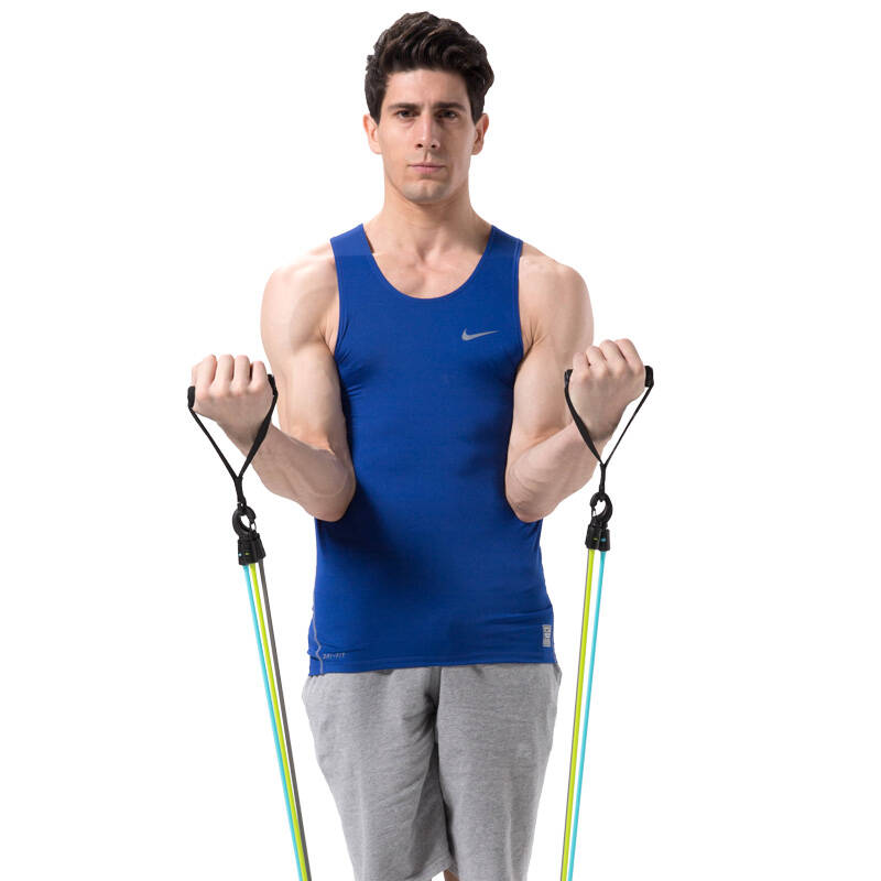 一字拉力绳拉力器力量训练套装乳胶管男弹力绳家用多功能健身器材