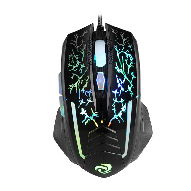 凯迪威v50 幻影七彩游戏鼠标 笔记本台式电脑usb有线电竞游戏鼠标 v50