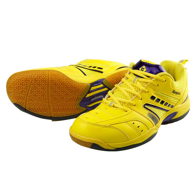 薰风(kumpoo)熏风羽毛球鞋 男女情侣款运动鞋 专业羽鞋 kh-19 柠檬黄