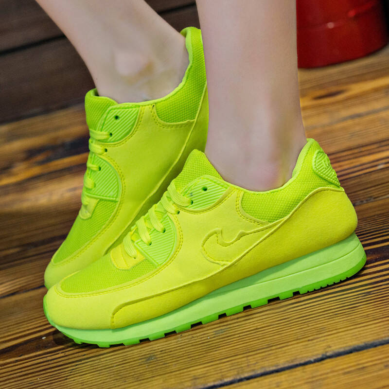 2015秋季新款休闲跑步鞋阿甘运动女鞋平底纯色时尚女单鞋ky-hy-b28